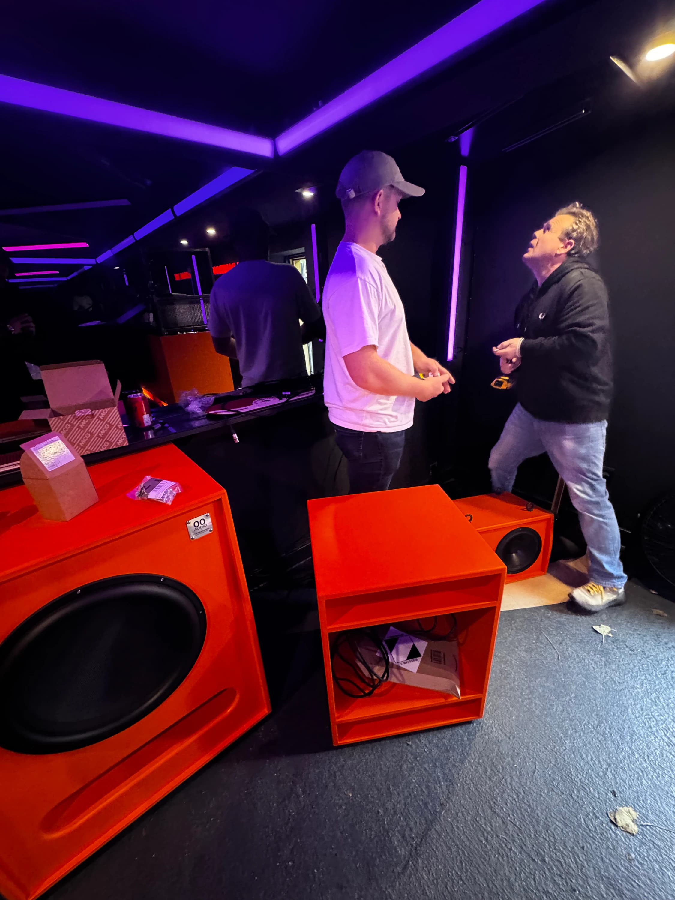 The Darkroom tops being mounted